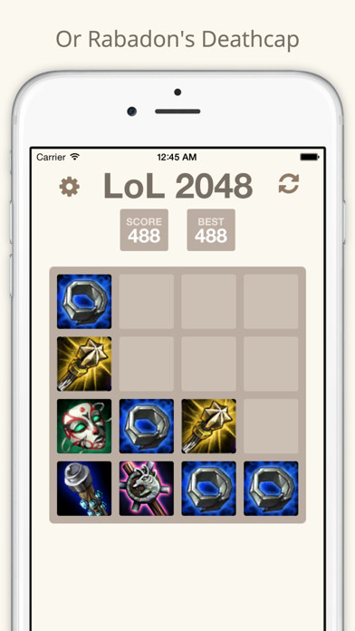 Screenshot #2 pour LoL 2048 - LoL2048.com League Puzzle Game