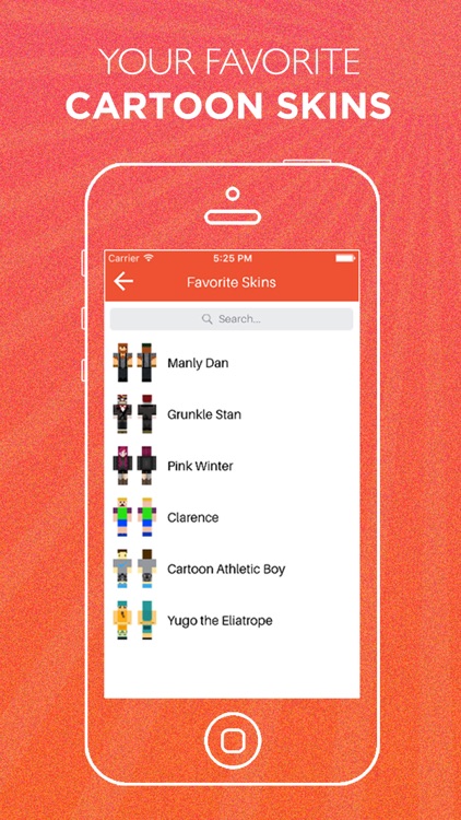 PE Cartoon Skins for Minecraft Game screenshot-3