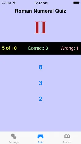 Game screenshot Roman Numerals Quiz mod apk