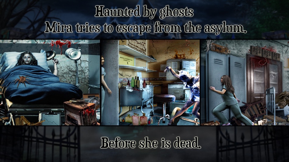 #2. Dead Asylum Hidden Object Game (iOS) Podle: Big Leap Studios