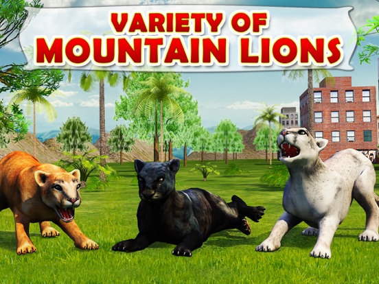 Mountain Lion Rampage: Wild Cougar Attack 3D iPad screenshot