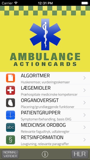 Ambulance Actioncards