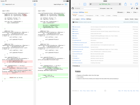 Screenshot #4 pour iDiff View