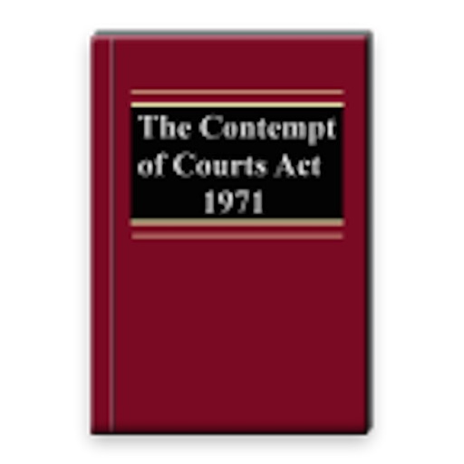 The Contempt of Courts Act 1971 icon