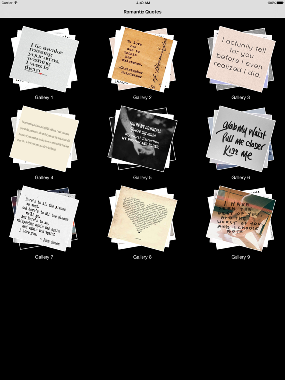 Screenshot #4 pour Free Romantic Quotes