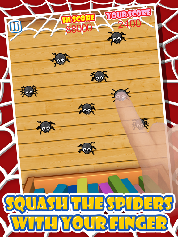 Screenshot #5 pour Spiders Buster - Let's Squash & Smash ! Gogo Greedy Bugs Tapper HD Free