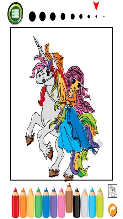 Screenshot #2 pour Princess Coloring Book Free For Toddler And Kids!