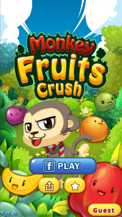 Monkey Fruits Crush screenshot-4