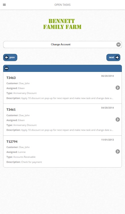 Bennett Family Farm Deliveries