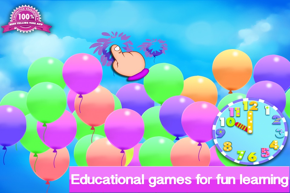 Telling the time - Teaching telling time with interactive clocks and fun games screenshot 2