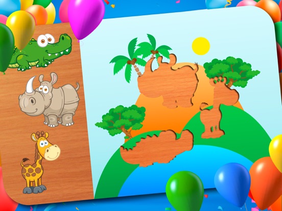 Puzzles for Kids - a fun task for children iPad screenshot