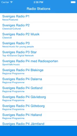 Game screenshot Radio Sverige FM - Streaming and listen to live online music, news show and swedish charts musik from sweden mod apk