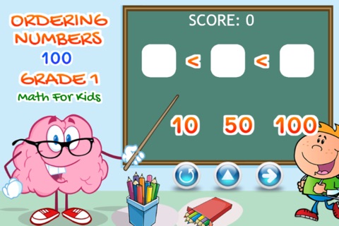 Ordering Numbers 100 Grade 1 Math For Kids screenshot 3