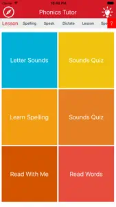 Phonics Tutor 2 -easy way to learn phonics screenshot #1 for iPhone