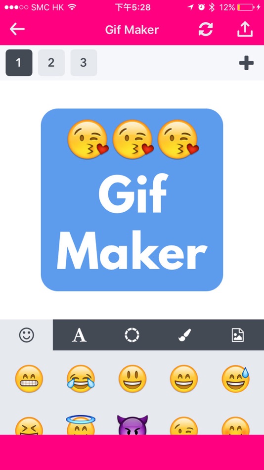 Gif Maker - Create Gif Stickers & Video with Text, Emoji & Images - 1.1 - (iOS)
