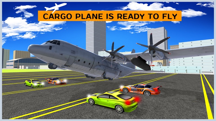 Airplane City Car Transporter screenshot-3