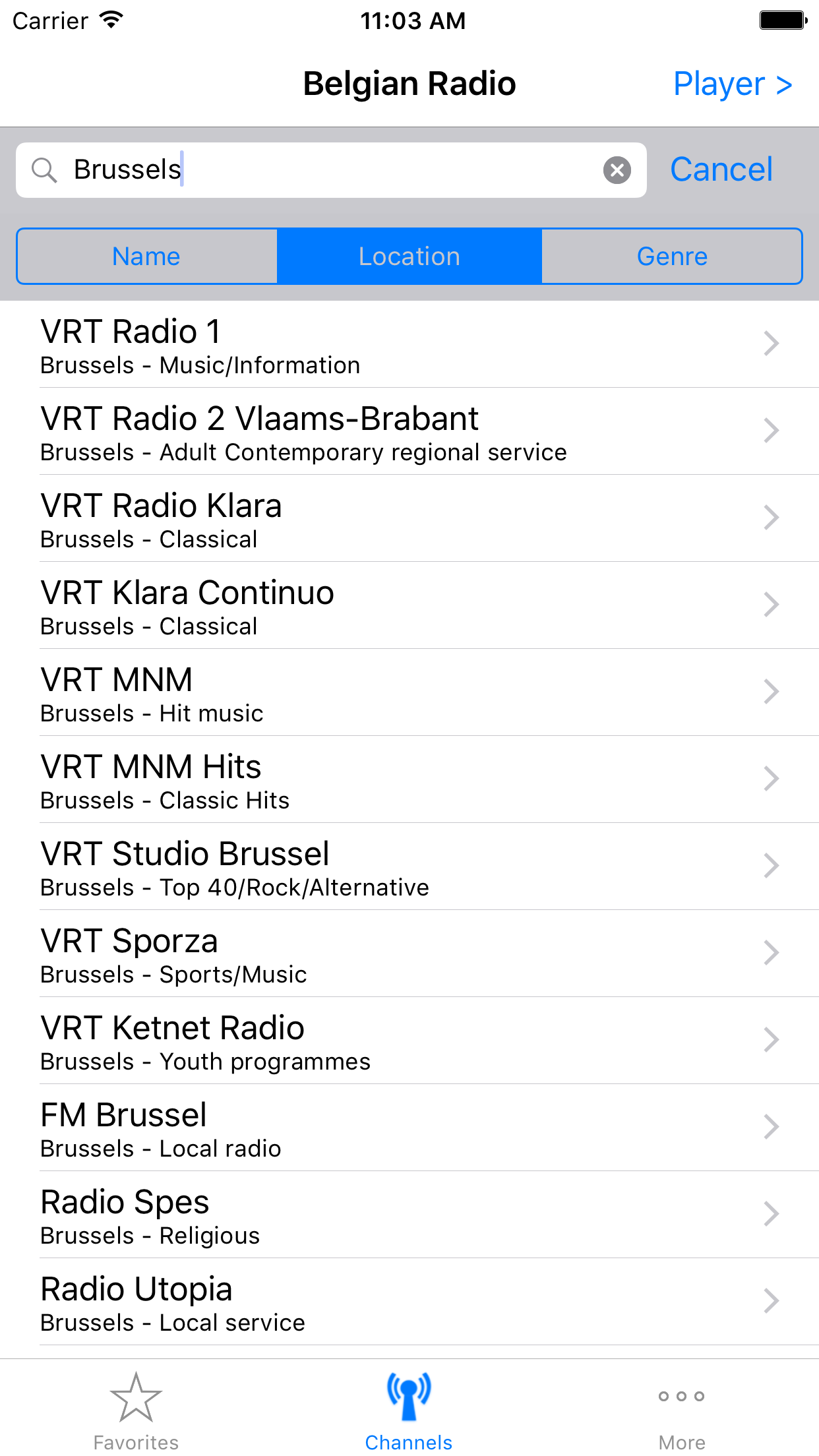Belgian Radio screenshot 5