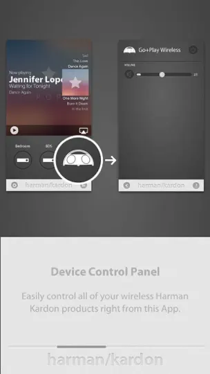 Screenshot von Harman Kardon Remote auf dem iPhone 2