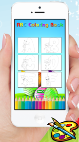 ABC Alphabet animals coloring book and drawing A-Z for kids screenshot