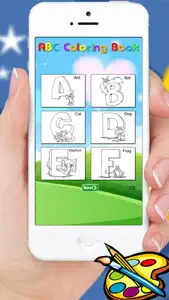 ABC Animals coloring book for kindergarten kids and toddlers screenshot #2 for iPhone