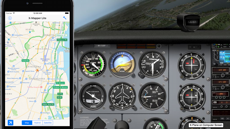 #1. X-Mapper Lite (for X-Plane Desktop) (iOS) 由: MGJ Interactive