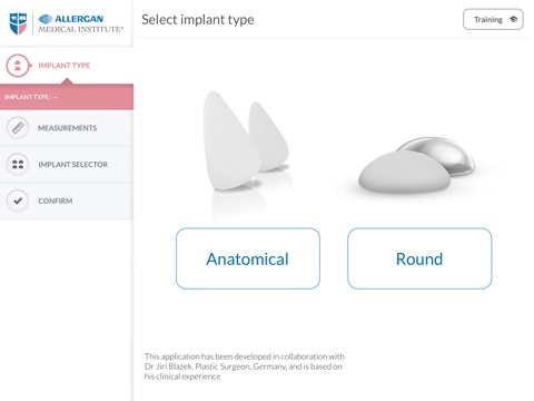 Natrelle™ Implant Selection App - NO screenshot 2