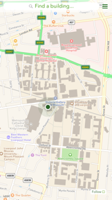 UoL Campus Map screenshot