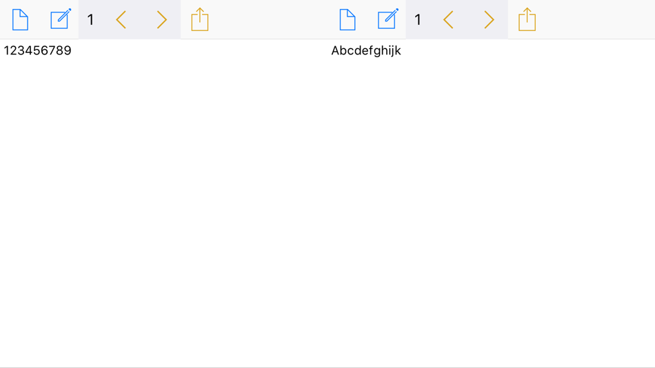 Dual WordPad (Free) - 1.0 - (iOS)
