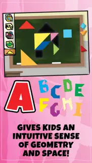 kids doodle & discover: alphabet, endless tangrams iphone screenshot 2