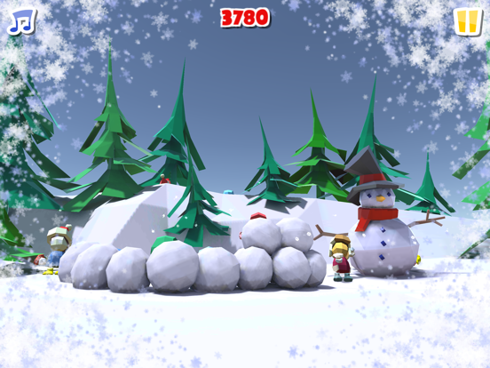 Screenshot #4 pour Snowball Fight: Winter Game