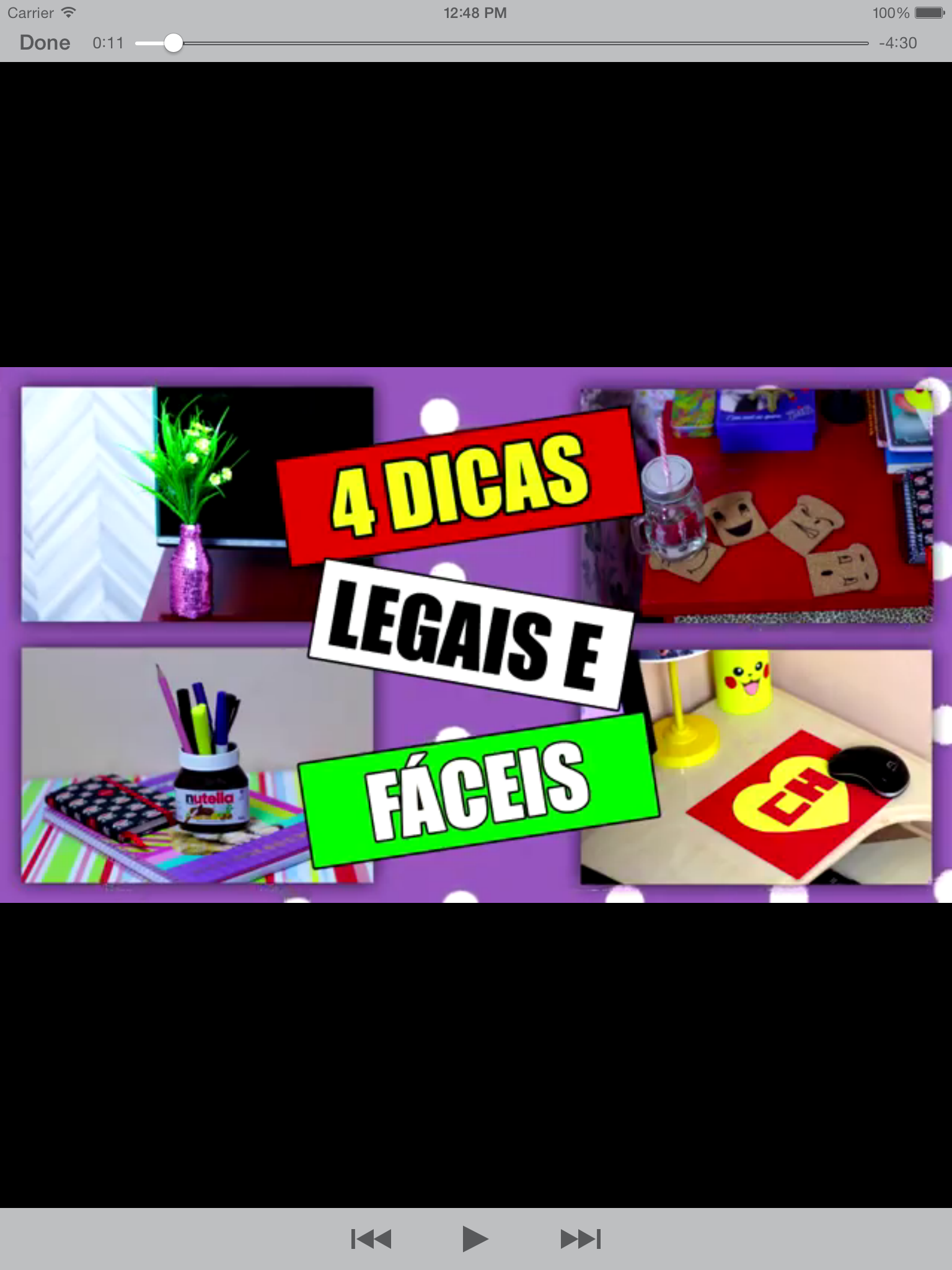 Creative !deas Video.