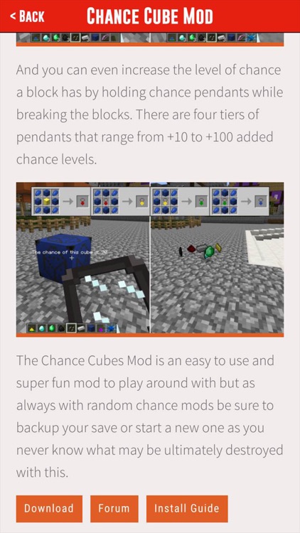 Chance Cubes Mod for Minecraft PC Version