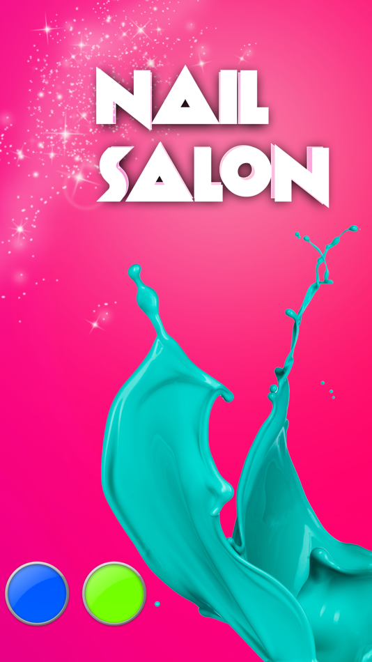 Manicure in Stylish Salon – Acrylic Nail Polish with Fancy Glow and Neon Design for Glamorous Girls - 1.0 - (iOS)