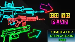 Game screenshot Симулятор Неон Оружие Бесплатно hack