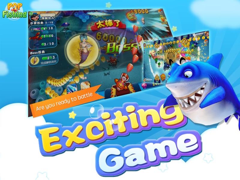 Pop Fishing-family fishing diary game,enjoy lovely ocean fish kingdom fun official gameplay screenshot 2