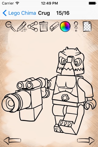 Easy Draw For Lego Chima Characters screenshot 4
