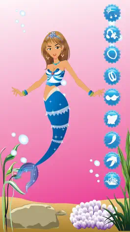 Game screenshot Mermaid Princess Makeover and Dress Up - Fun little fashion salon make.up games mod apk