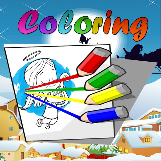 Paint Coloring Book for Little Angels Icon