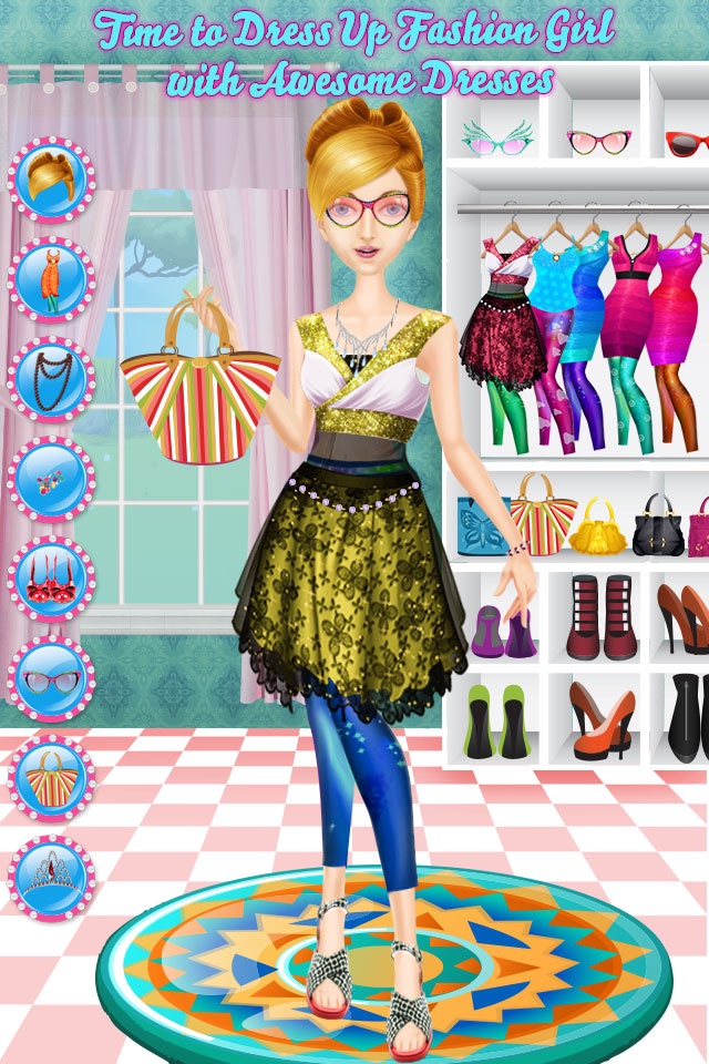 Fashion Girl Makeup Makeover Girls Game screenshot 3