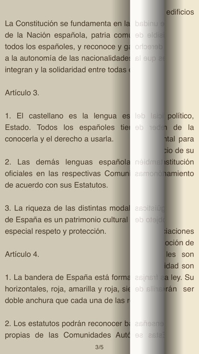La Constitución Española en AudioEbook Screenshot