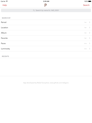 Picfind : advanced camera roll search iPad screenshot 3 - Photo & Video app