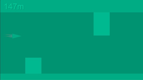 Screenshot #2 for Triangulated!: Space Runner Remastered