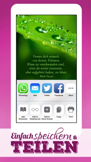 Screenshot von Lebensweisheiten - Spruchbilder Zitate Sprüche Und Weisheiten auf dem iPhone 3