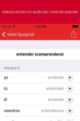 Spanish Verb Conjugator Pro screenshot 3