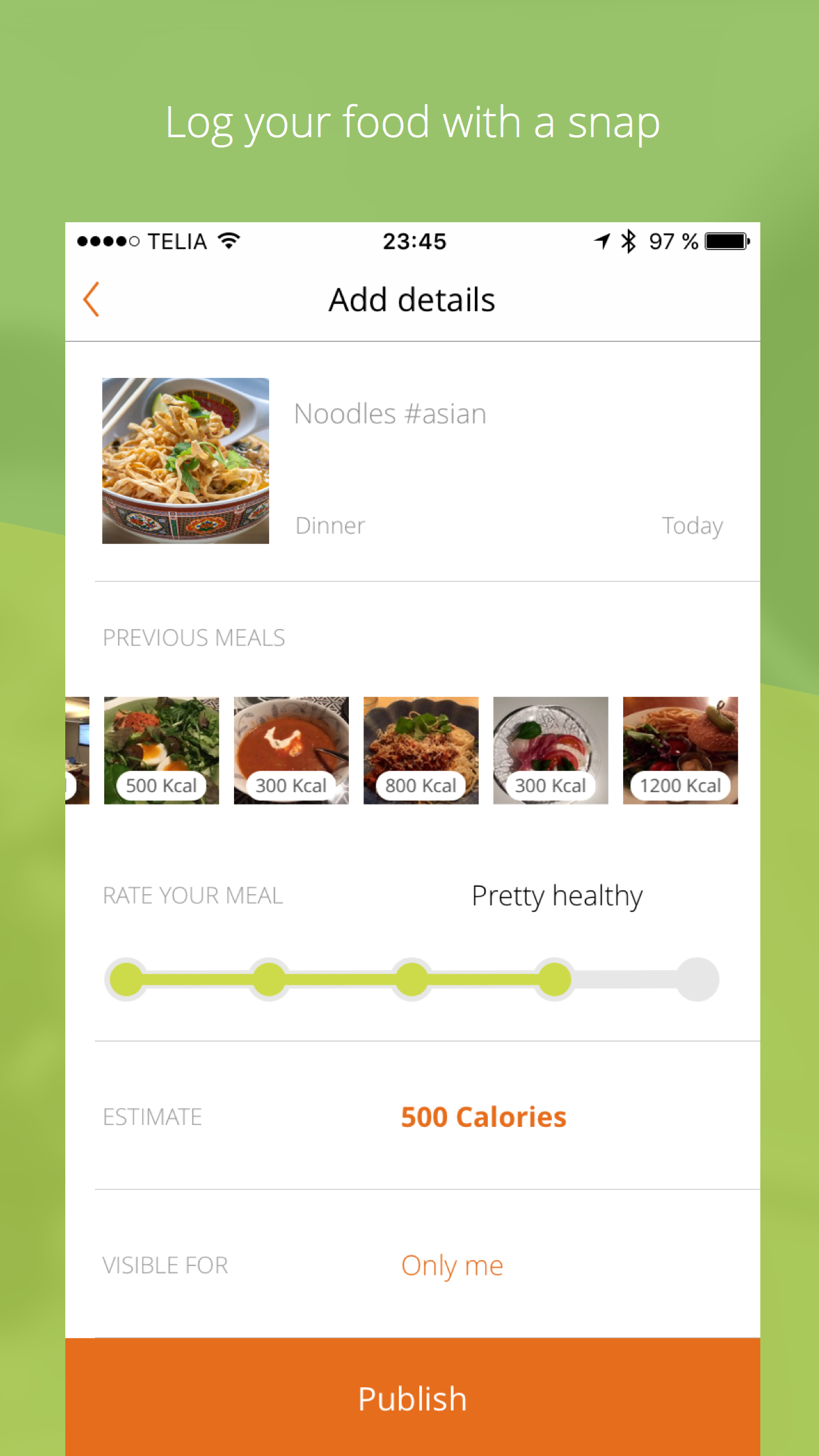 LogMyFood - Get healthy