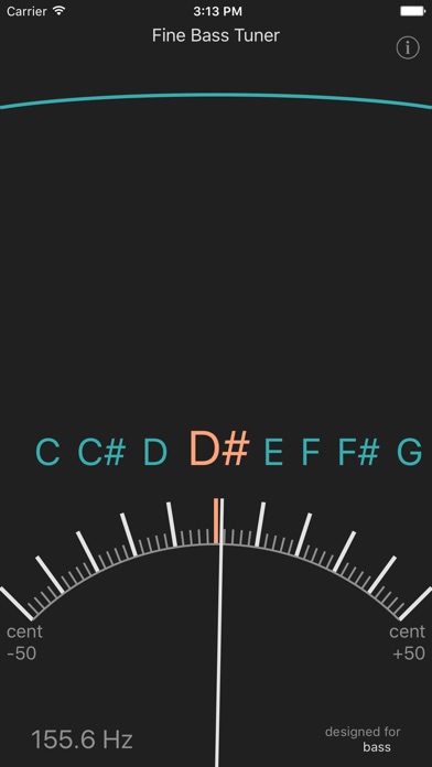 Fine Bass Tuner 低音のチューナー screenshot1