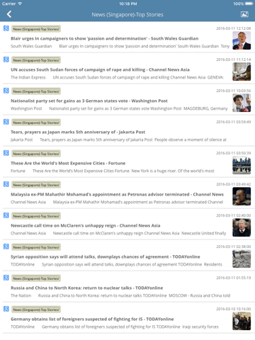 Screenshot #5 pour News Viewer -- The worldwide latest & fastest news