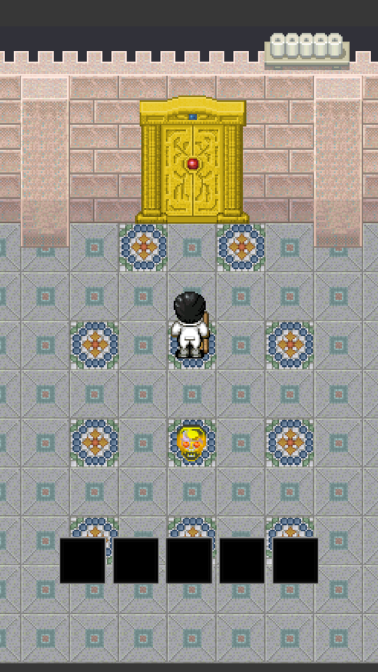 #5. 脱出ゲーム 遺跡のトイレに急げ! (iOS) Podle: yogreen