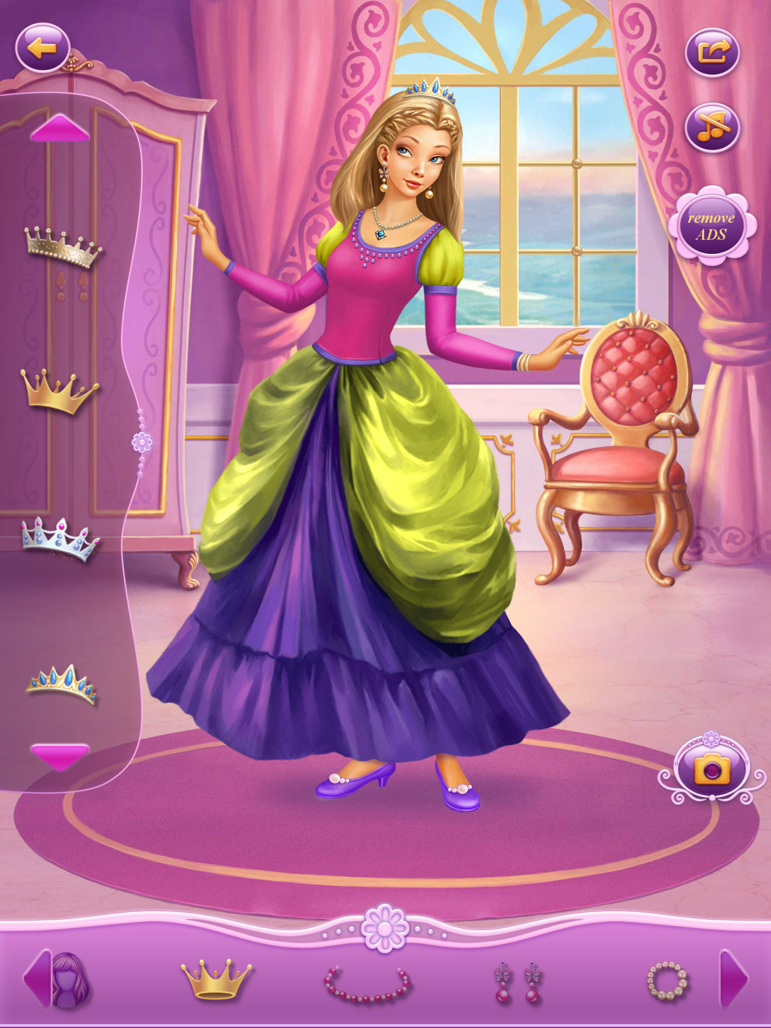 Dress Up Princess Cindy