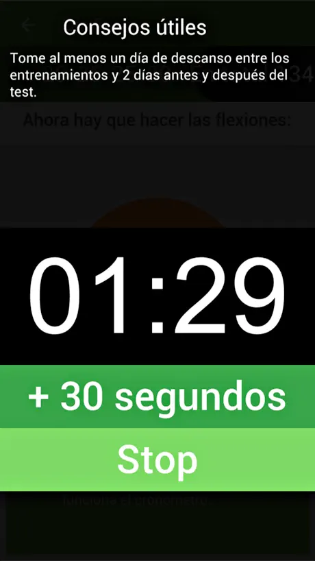 De entrenamiento 100 flexiones